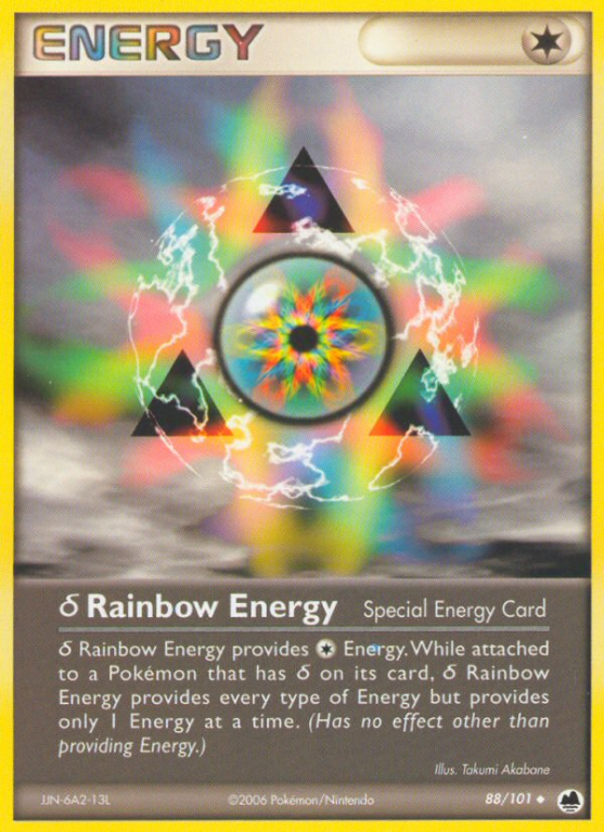 δ Rainbow Energy 88/101 EX Dragon Frontiers