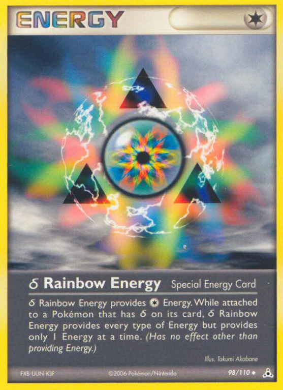 δ Rainbow Energy 98/110 EX Holon Phantoms
