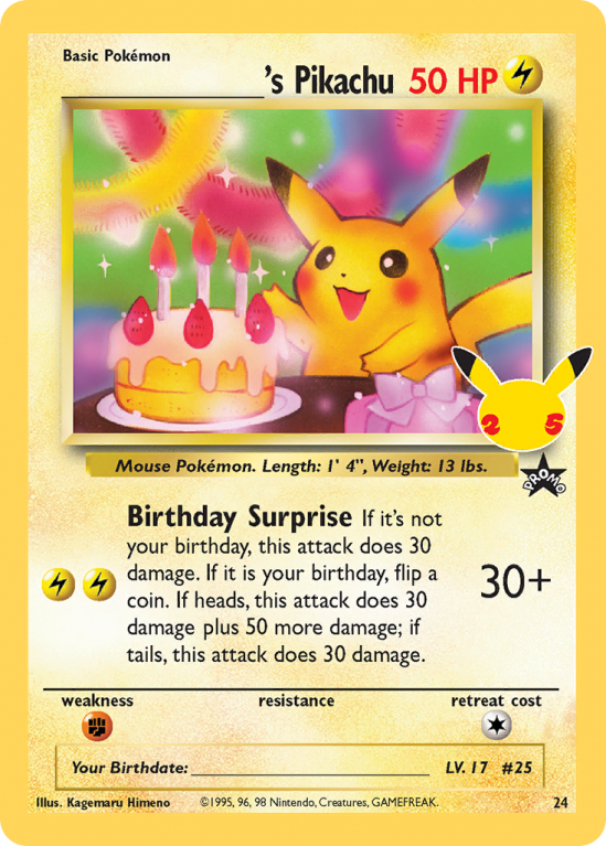 _____’s Pikachu 24/25 Sword & Shield Celebrations: Classic Collection