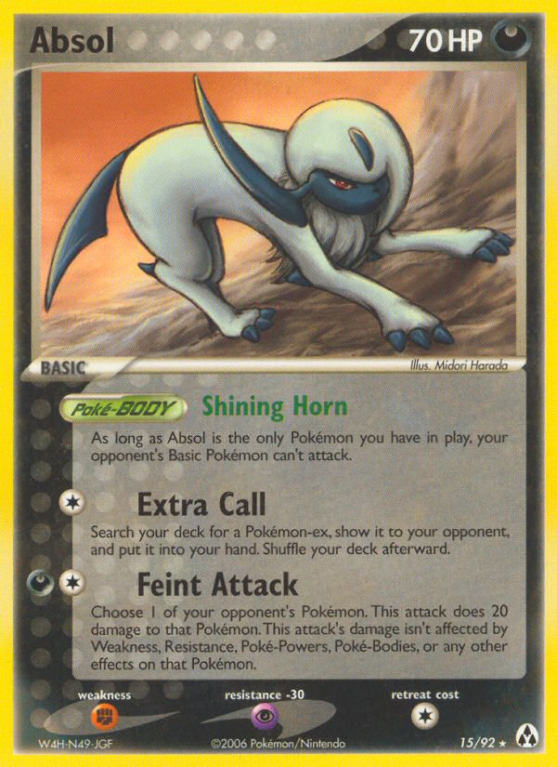 Absol 15/92 EX Legend Maker