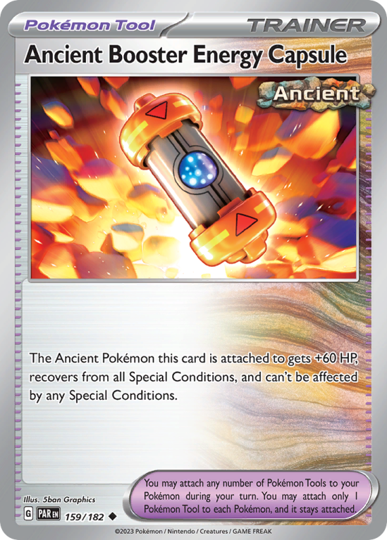 Ancient Booster Energy Capsule 159/182 Scarlet & Violet Paradox Rift