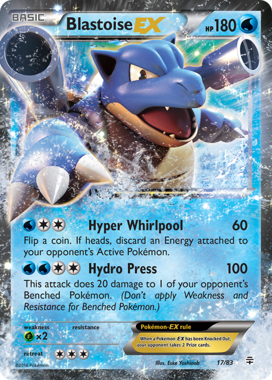 Blastoise-EX 17/115 XY Generations