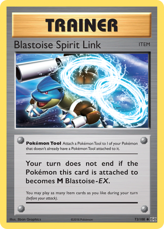 Blastoise Spirit Link 73/108 XY Evolutions