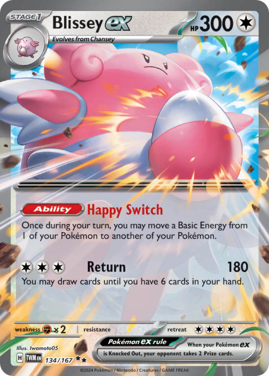 Blissey ex 134/167 Scarlet & Violet Twilight Masquerade