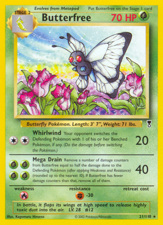 Butterfree 21/110 Other Legendary Collection