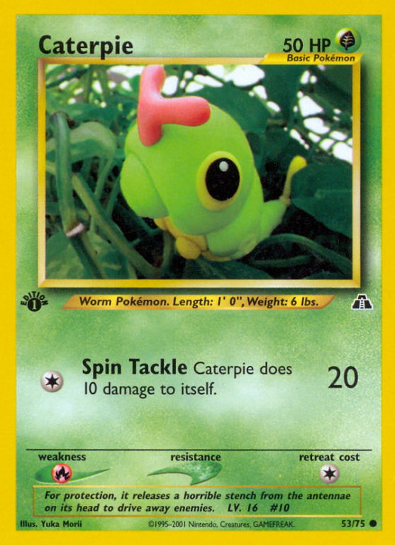 Caterpie 53/75 Neo Neo Discovery