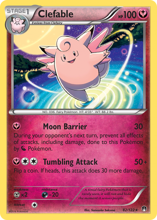 Clefable 82/122 XY BREAKpoint