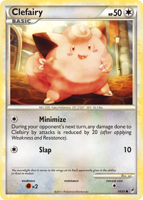 Clefairy 54/106 Heartgold & Soulsilver Call of Legends