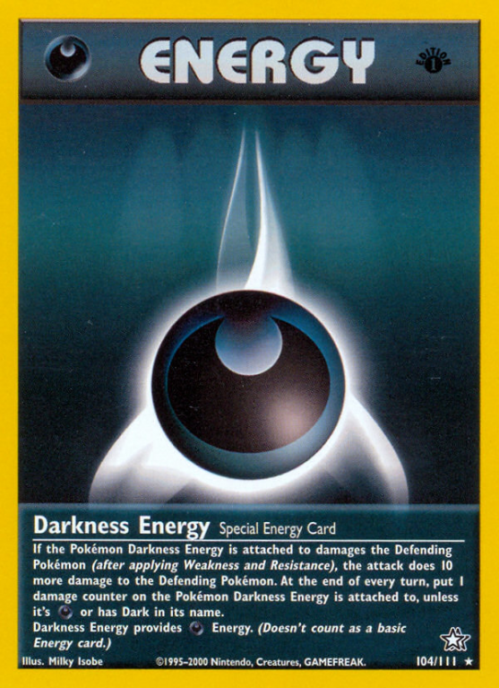 Darkness Energy 104/111 Neo Neo Genesis