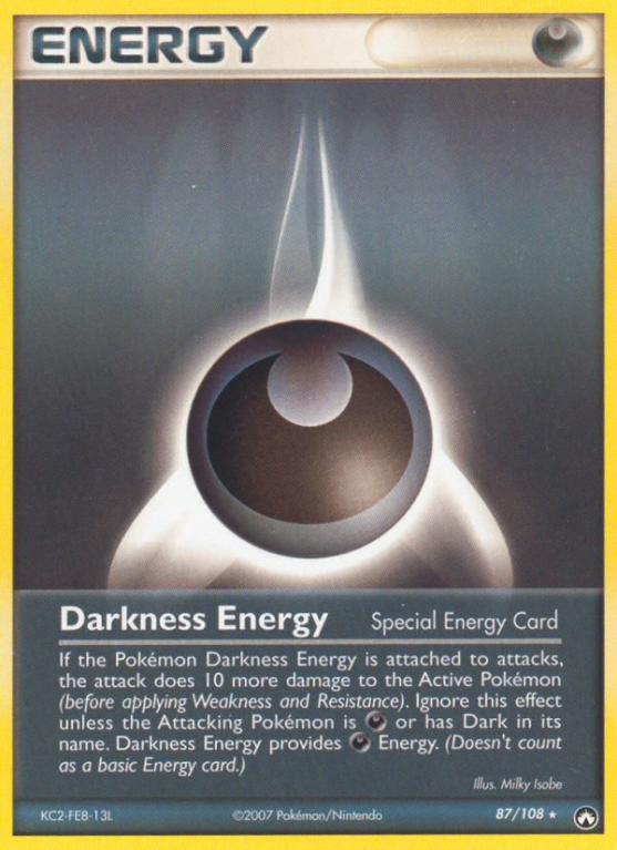 Darkness Energy 87/108 EX Power Keepers