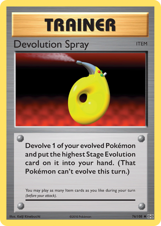 Devolution Spray 76/108 XY Evolutions