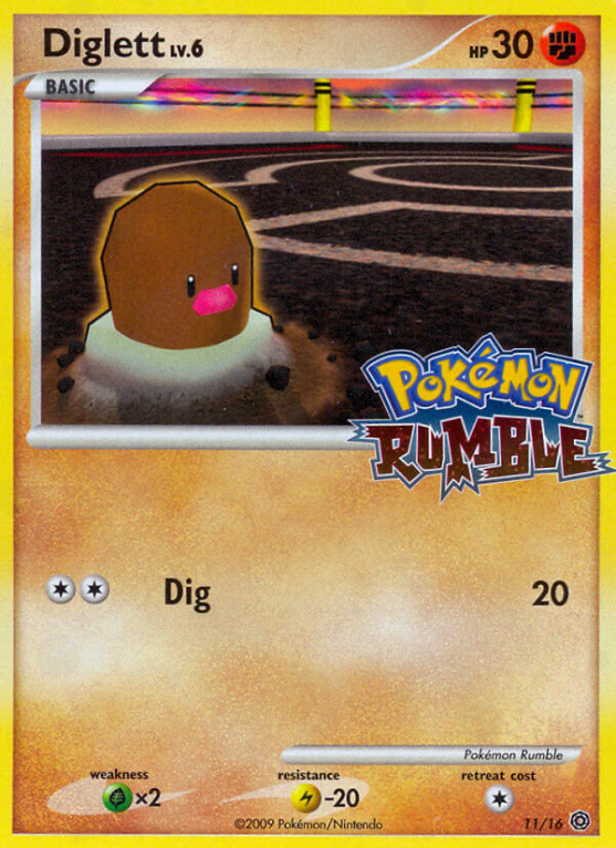 Diglett 11/16 Other Pokémon Rumble