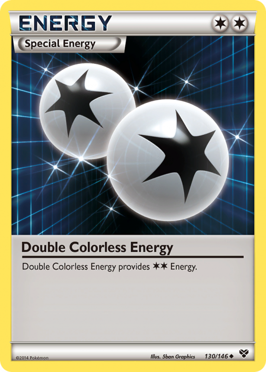 Double Colorless Energy 130/146 XY XY