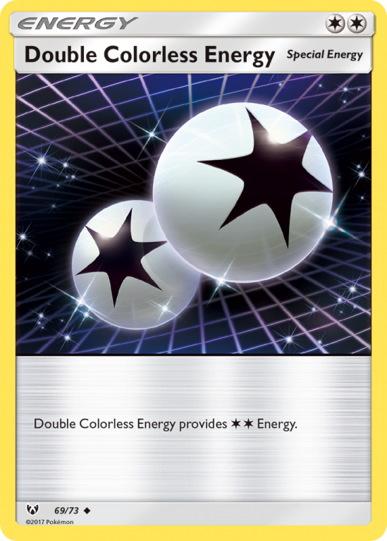 Double Colorless Energy 69/73 Sun & Moon Shining Legends
