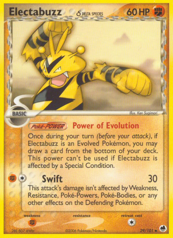 Electabuzz δ 29/101 EX Dragon Frontiers