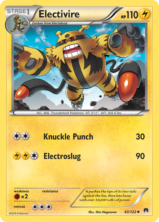 Electivire 43/122 XY BREAKpoint