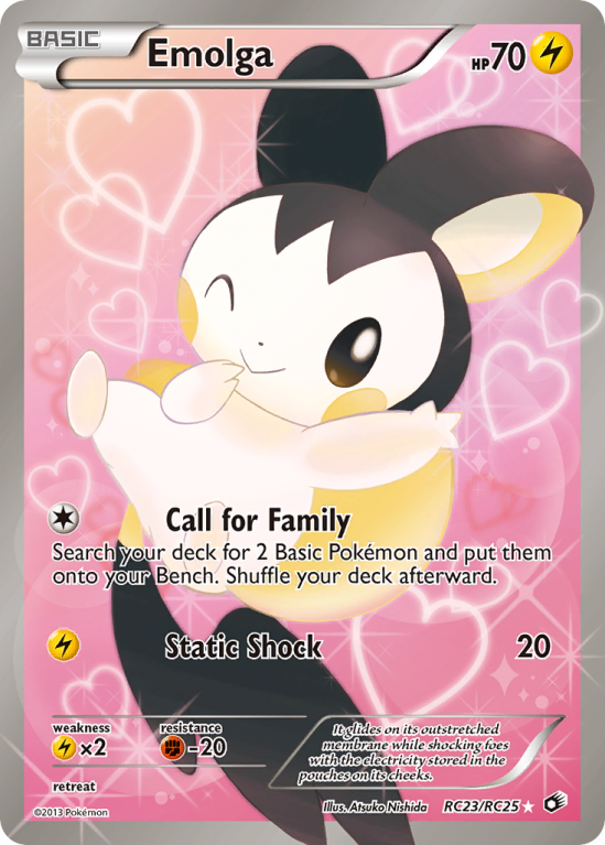 Emolga RC23/113 Black & White Legendary Treasures