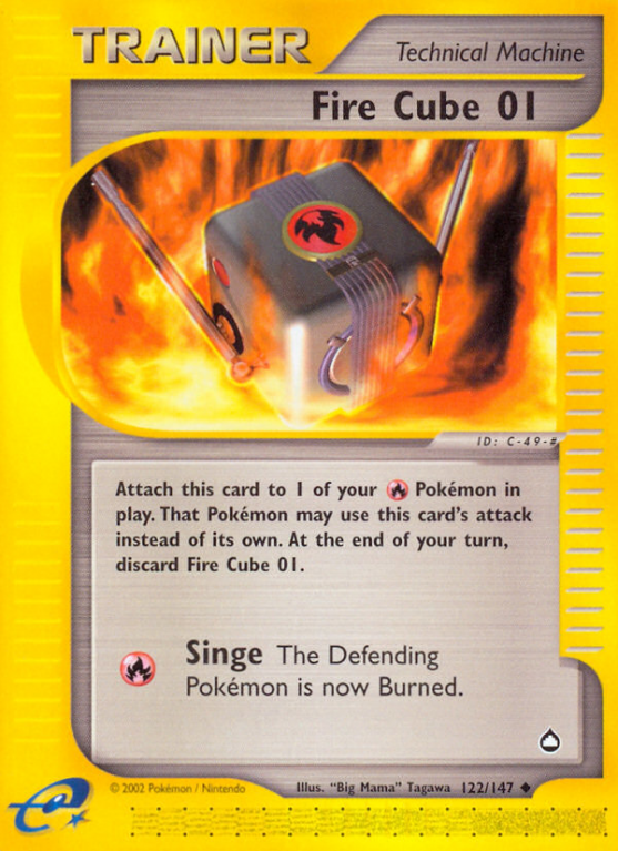 Fire Cube 01 122/147 E-Card Aquapolis