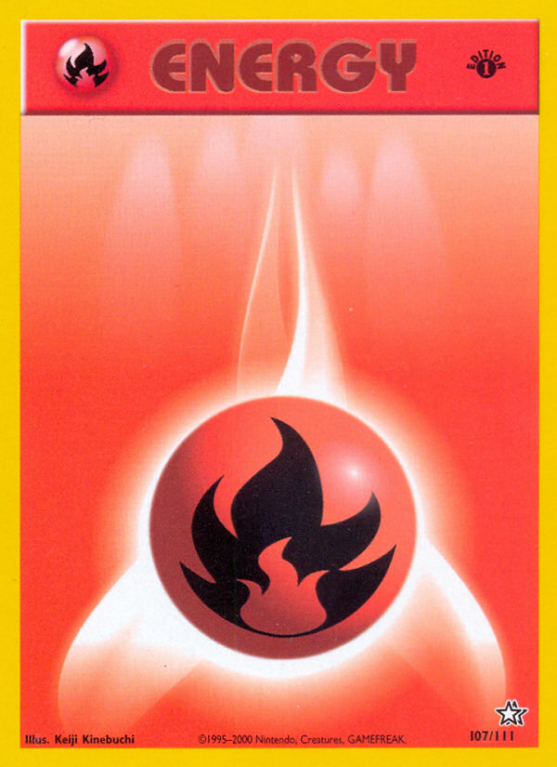 Fire Energy 107/111 Neo Neo Genesis