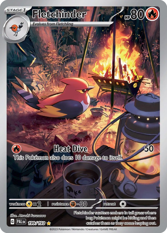 Fletchinder 199/193 Scarlet & Violet Paldea Evolved