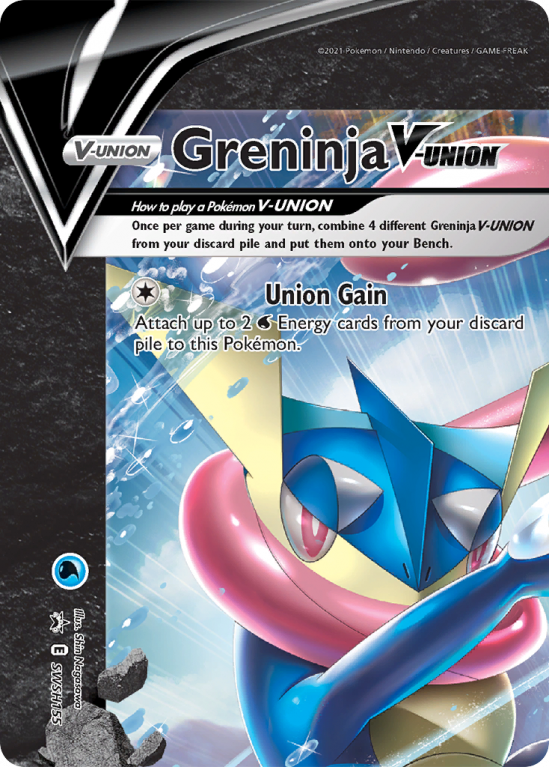 Greninja V-UNION SWSH155/184 Sword & Shield SWSH Black Star Promos