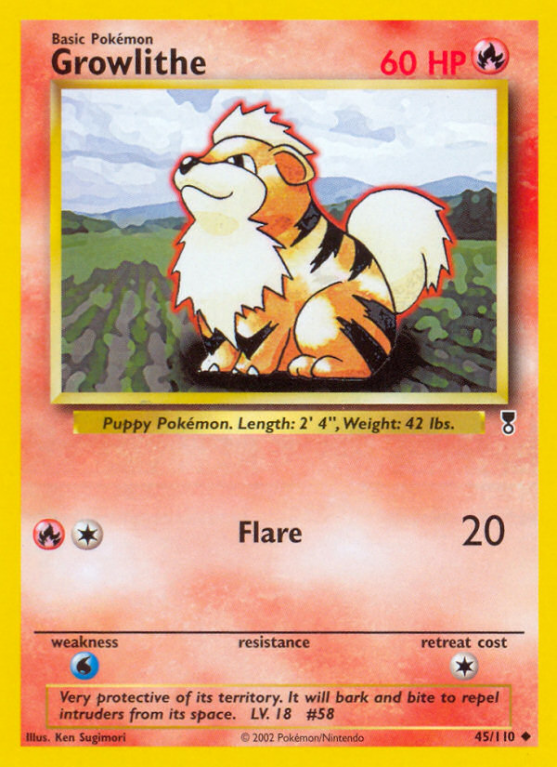 Growlithe 45/110 Other Legendary Collection