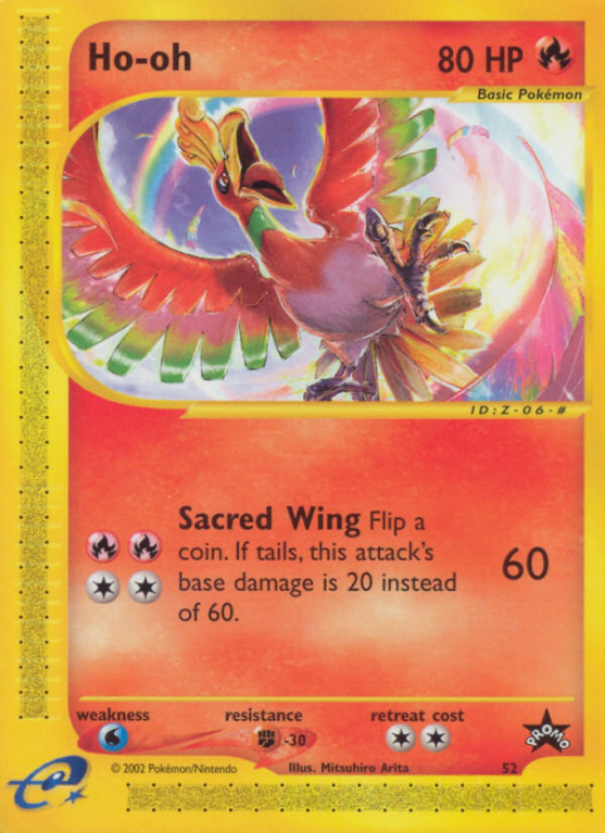 Ho-oh 52/53 Base Wizards Black Star Promos