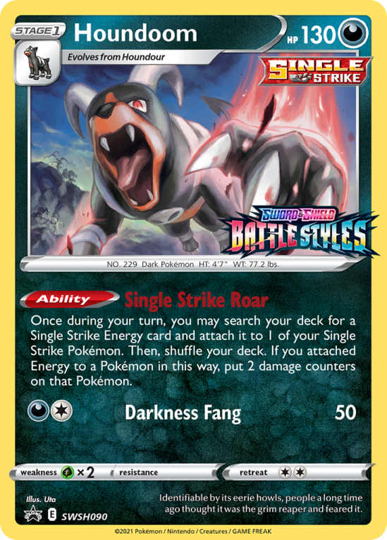 Houndoom SWSH090/184 Sword & Shield SWSH Black Star Promos