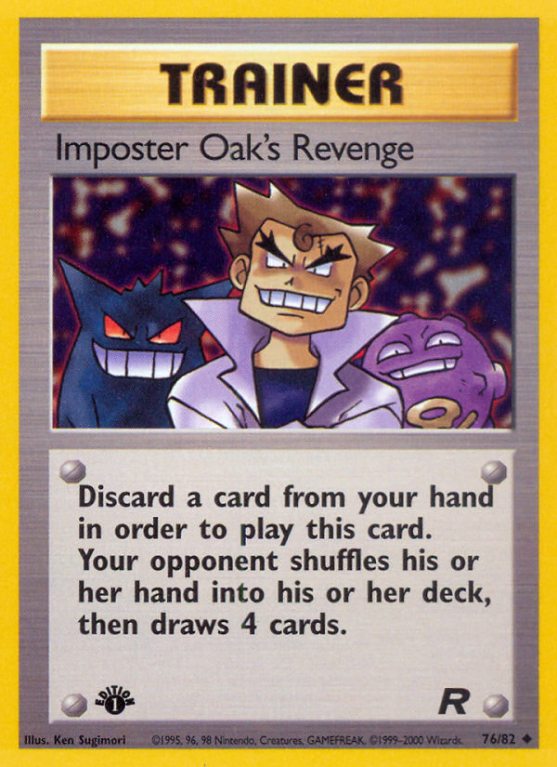 Imposter Oak's Revenge 76/82 Base Team Rocket