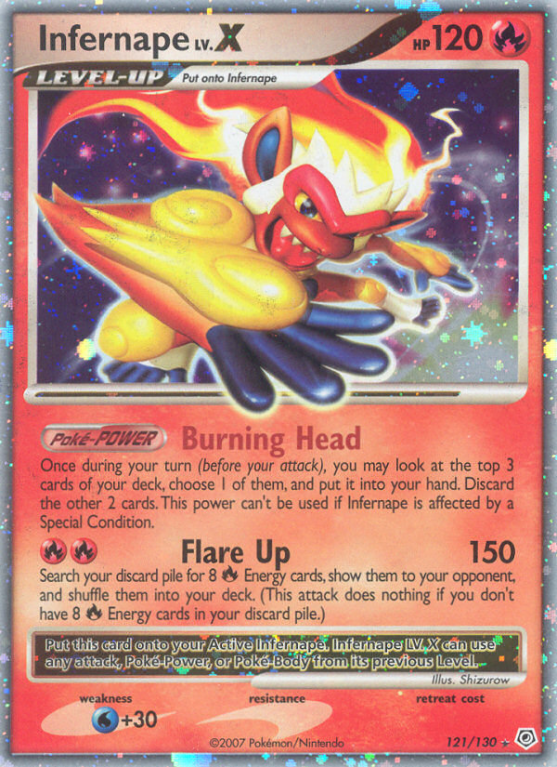 Infernape LV.X 121/130 Diamond & Pearl Diamond & Pearl