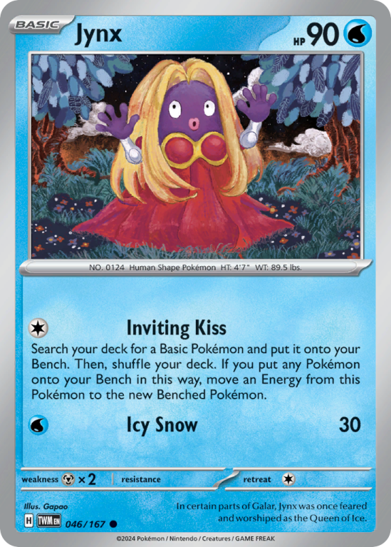 Jynx 46/167 Scarlet & Violet Twilight Masquerade