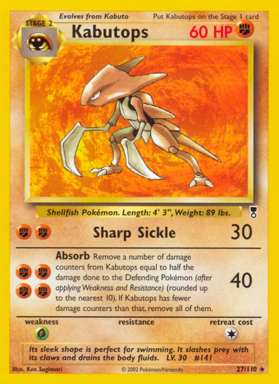Kabutops 27/110 Other Legendary Collection