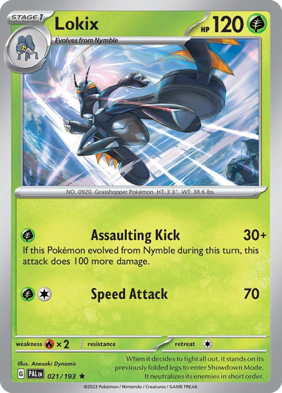 Lokix 21/193 Scarlet & Violet Paldea Evolved