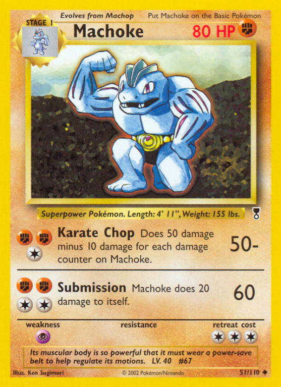 Machoke 51/110 Other Legendary Collection