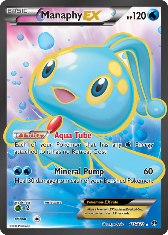Manaphy-EX 116/122 XY BREAKpoint