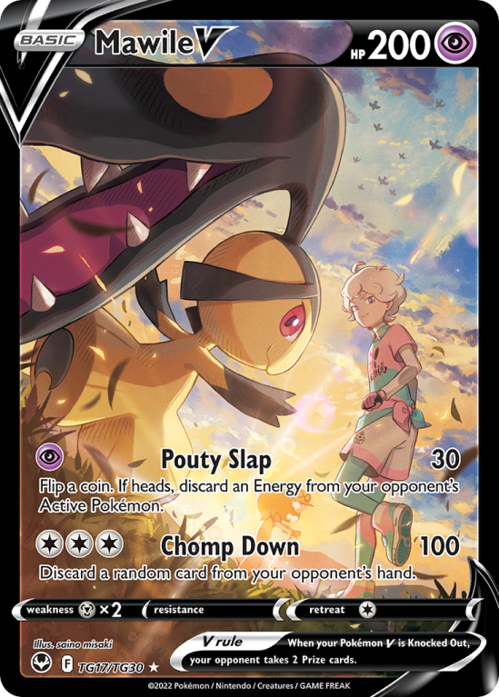 Mawile V TG17/30 Sword & Shield Silver Tempest Trainer Gallery