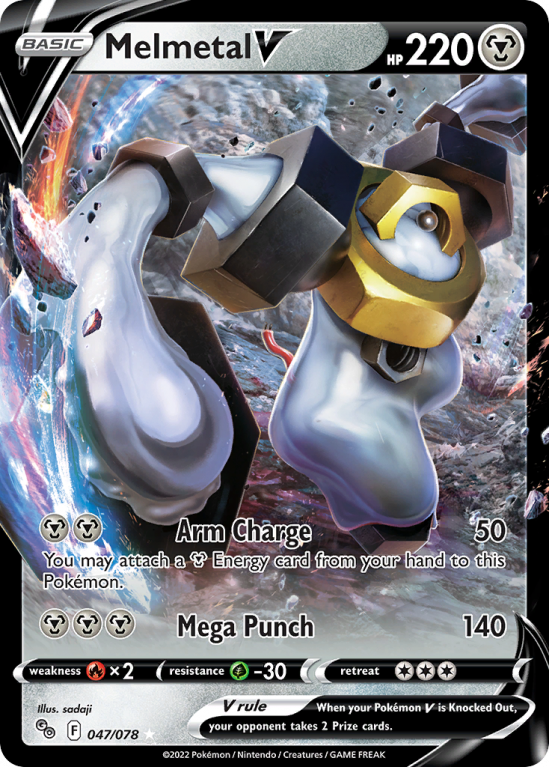 Melmetal V 47/78 Sword & Shield Pokémon GO