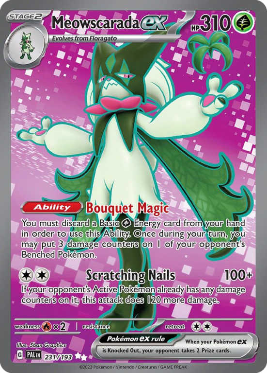 Meowscarada ex 231/193 Scarlet & Violet Paldea Evolved