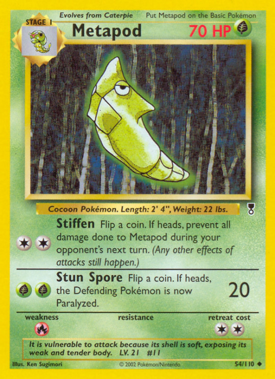 Metapod 54/110 Other Legendary Collection