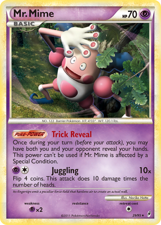 Mr. Mime 29/106 Heartgold & Soulsilver Call of Legends