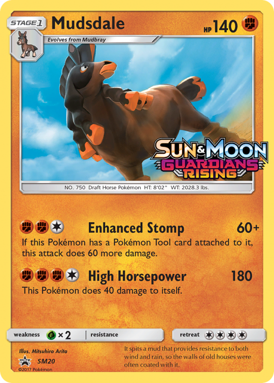 Mudsdale SM20/248 Sun & Moon SM Black Star Promos