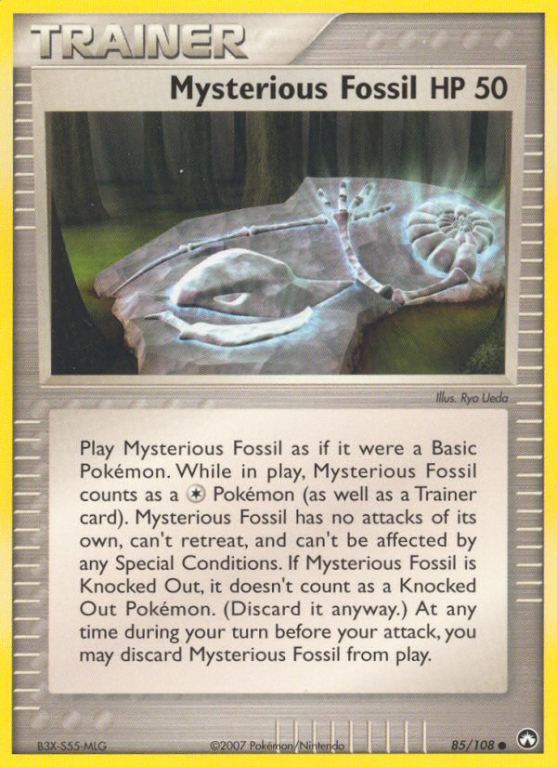 Mysterious Fossil 85/108 EX Power Keepers