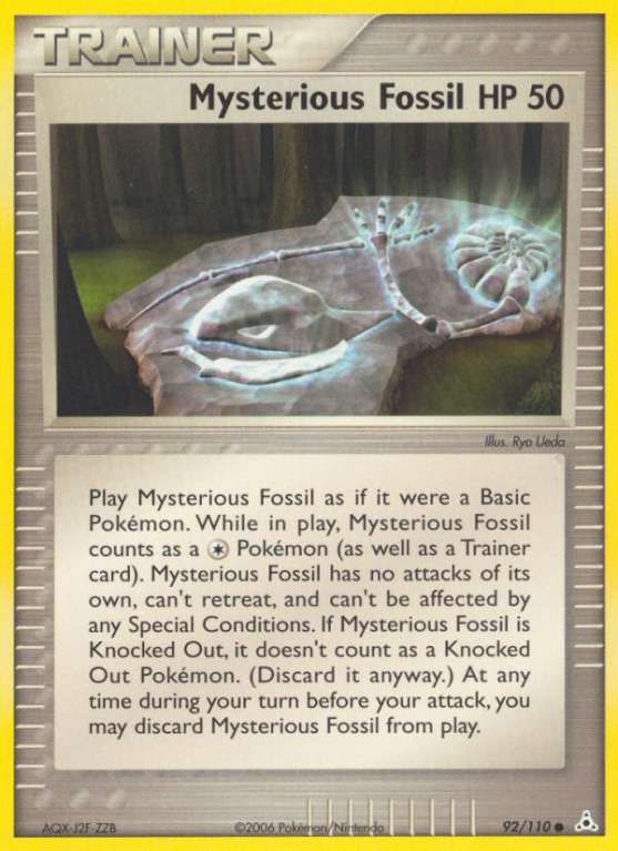 Mysterious Fossil 92/110 EX Holon Phantoms