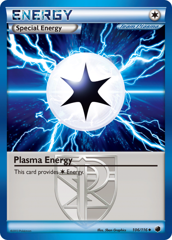 Plasma Energy 106/116 Black & White Plasma Freeze
