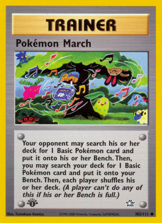 Pokémon March 102/111 Neo Neo Genesis