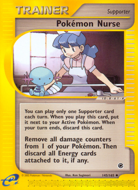 Pokémon Nurse 145/165 E-Card Expedition Base Set