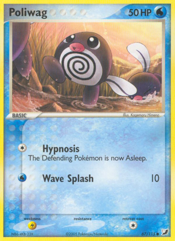 Poliwag 67/115 EX Unseen Forces