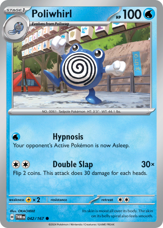 Poliwhirl 42/167 Scarlet & Violet Twilight Masquerade