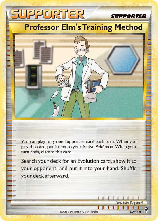 Professor Elm's Training Method 82/106 Heartgold & Soulsilver Call of Legends