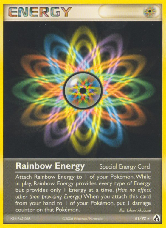 Rainbow Energy 81/92 EX Legend Maker